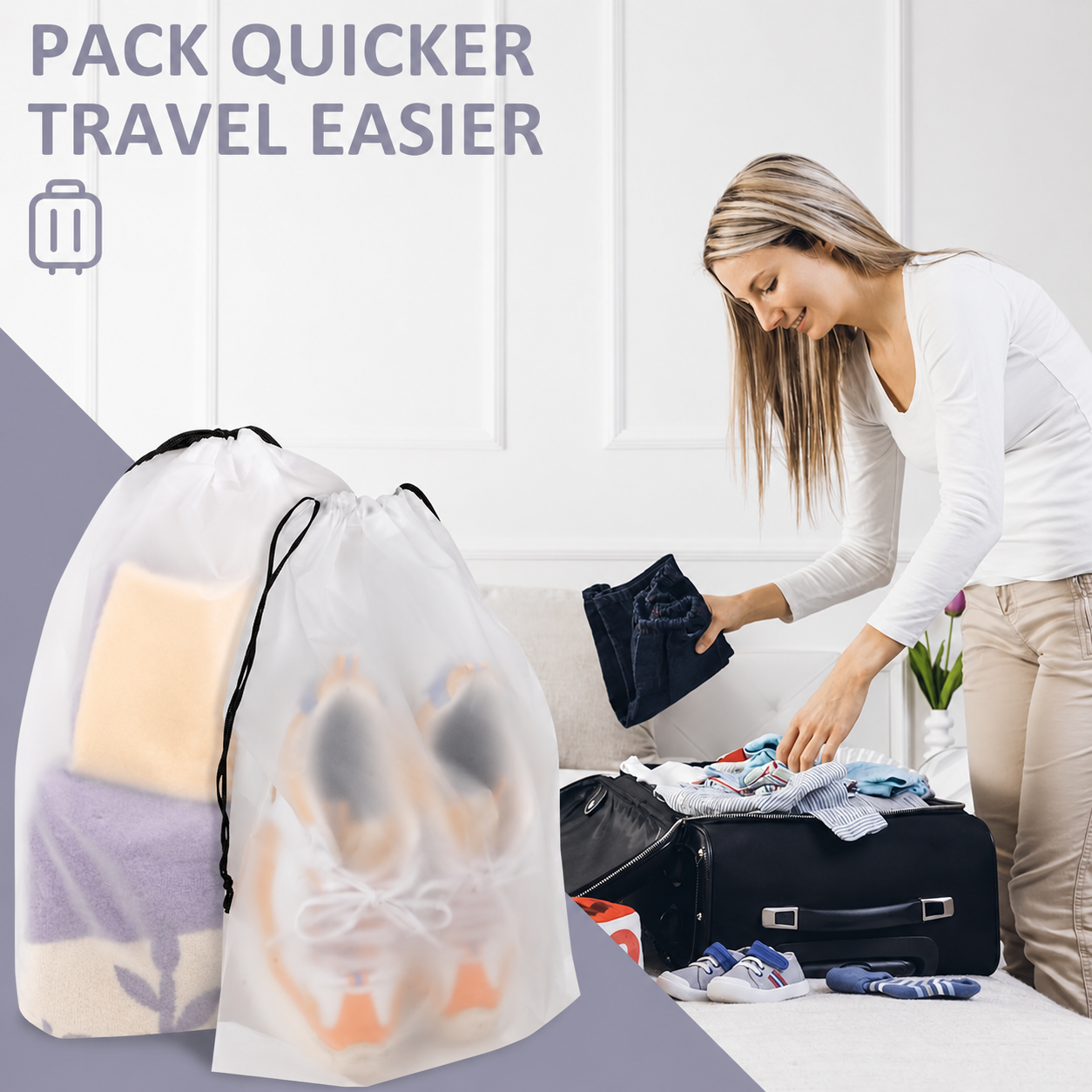 VELORA™ 5pc Shoe Bags
