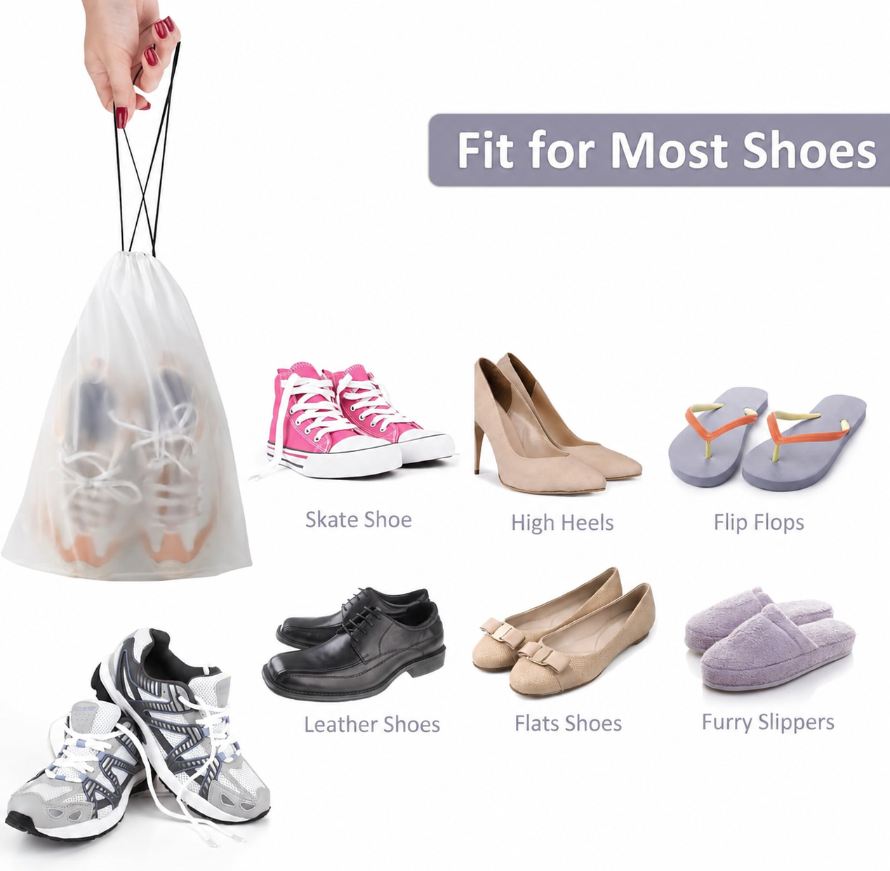 VELORA™ 5pc Shoe Bags
